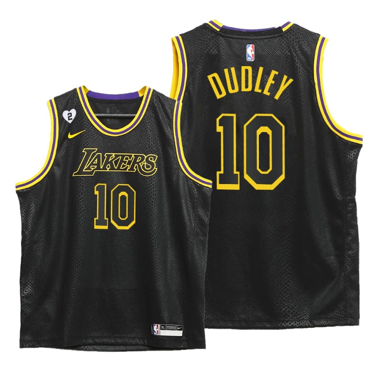 Youth Los Angeles Lakers Jared Dudley #10 NBA 2020-21 Inspired City Mamba Week Black Basketball Jersey IOG7883VQ